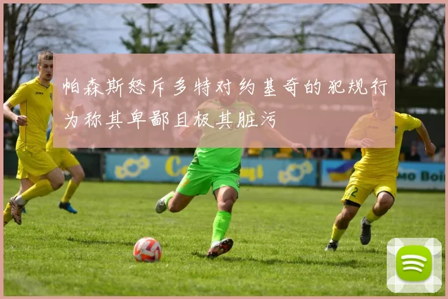 帕森斯怒斥多特对约基奇的犯规行为称其卑鄙且极其脏污